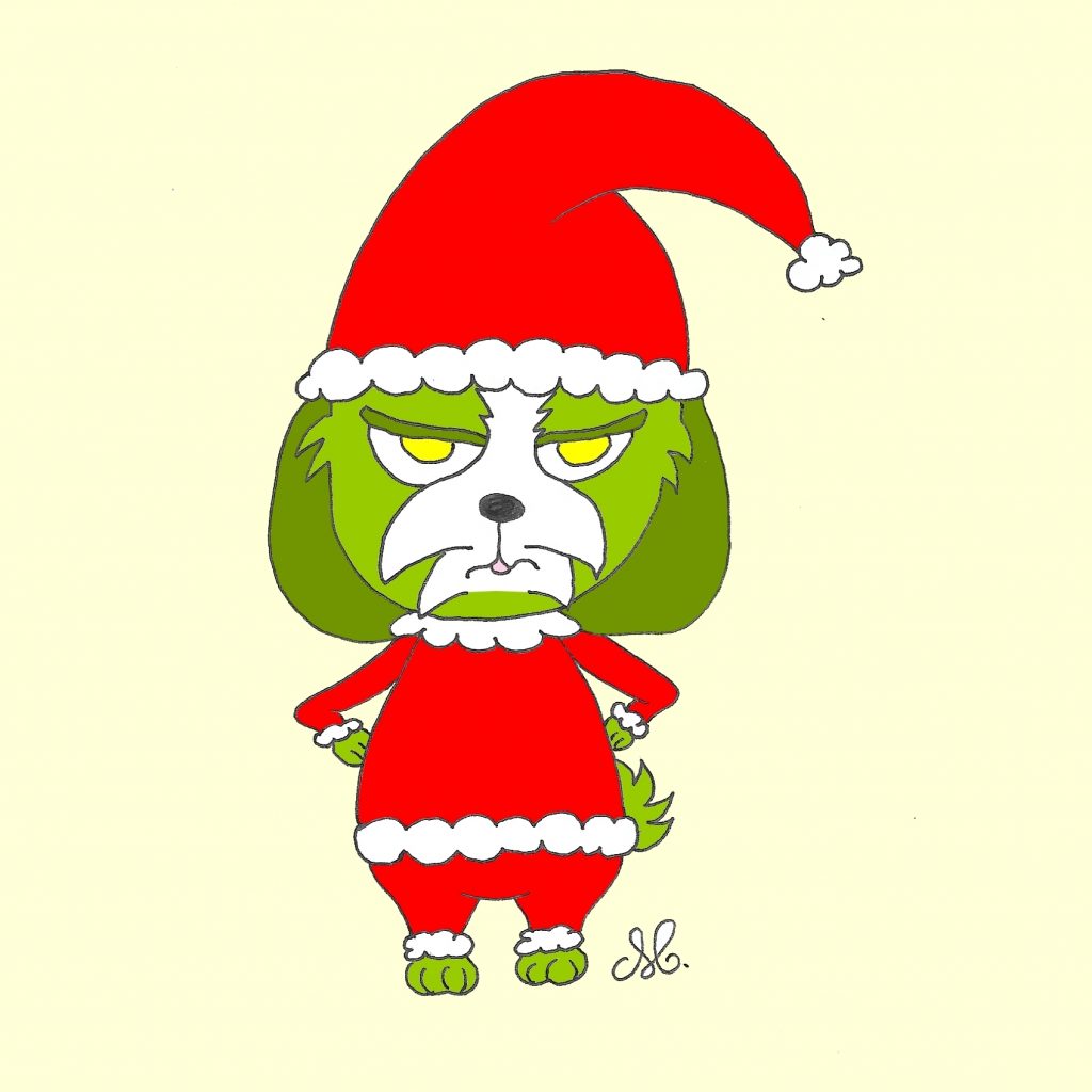 Dessins de Noël à colorier grinch