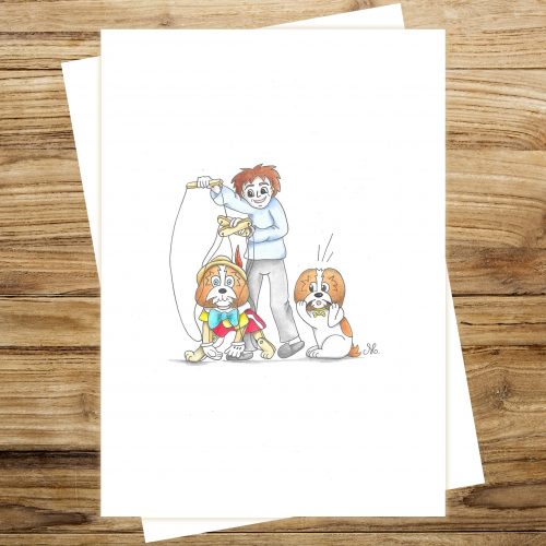 Affiche A4 Doggy Pinocchio