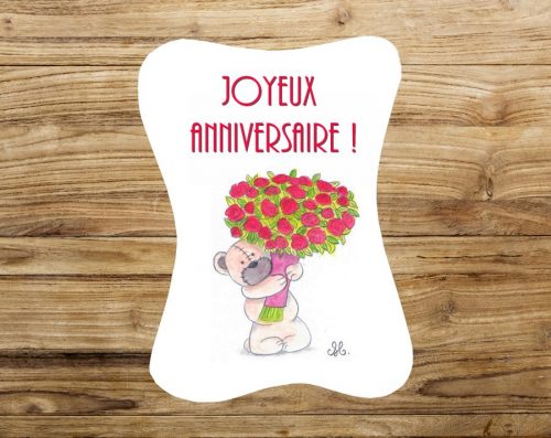 Carte Anniversaire Bouquet