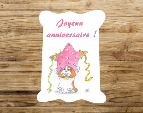 Carte d'anniversaire