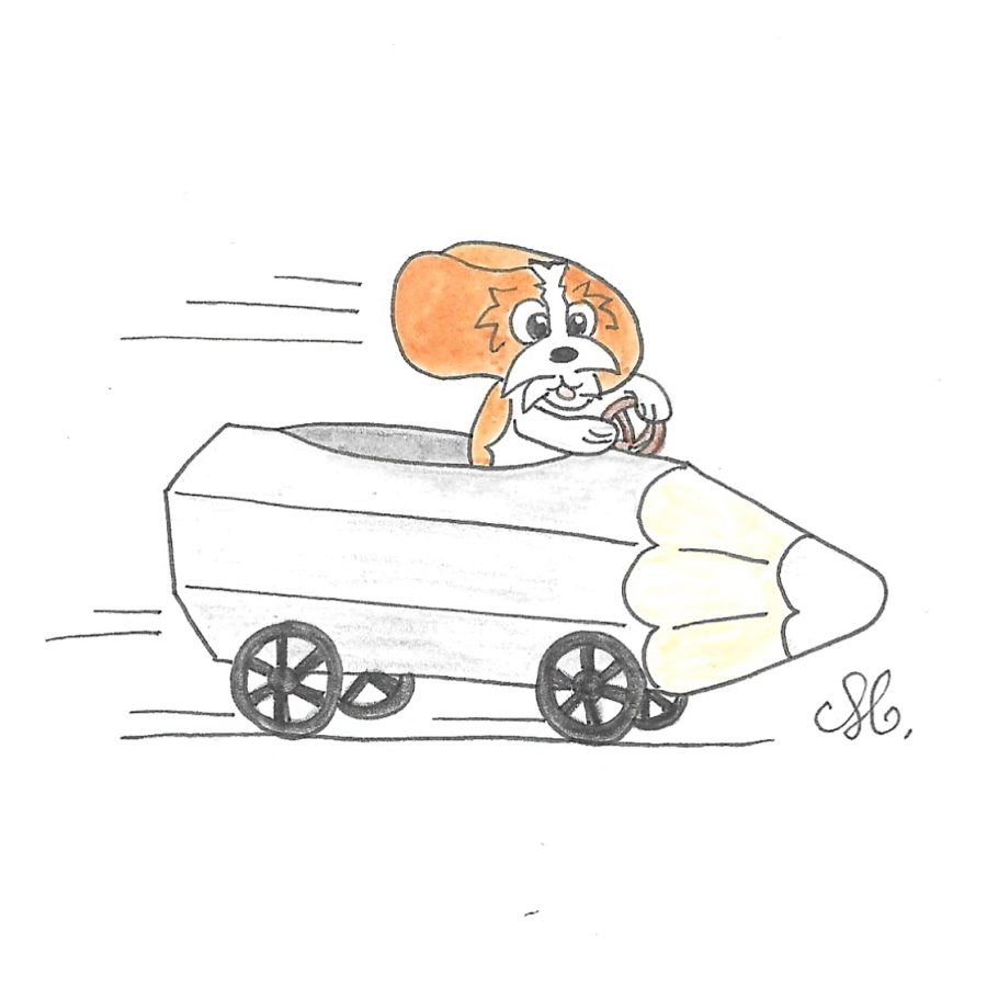 La voiture crayon