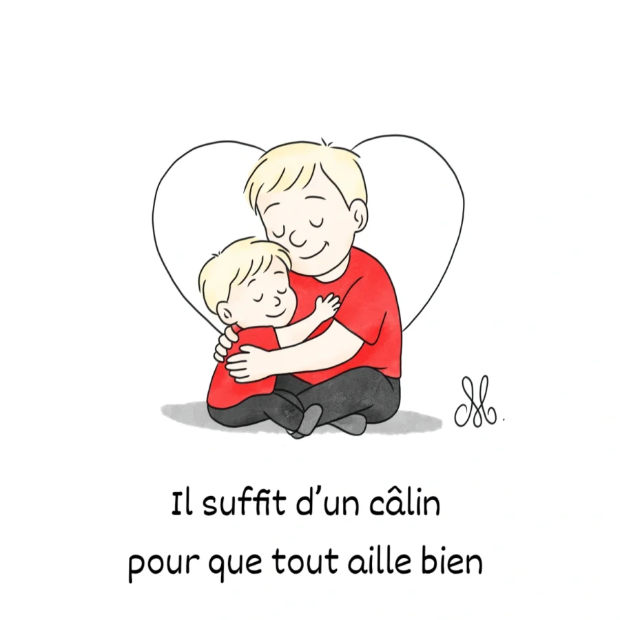 Les bienfaits des câlins pour les enfants atypiques