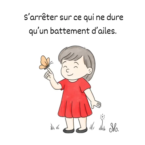 Le lâcher-prise à travers l’éphémère