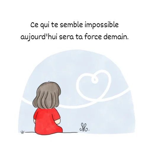 Ce qui semble impossible aujourd’hui sera ta force demain