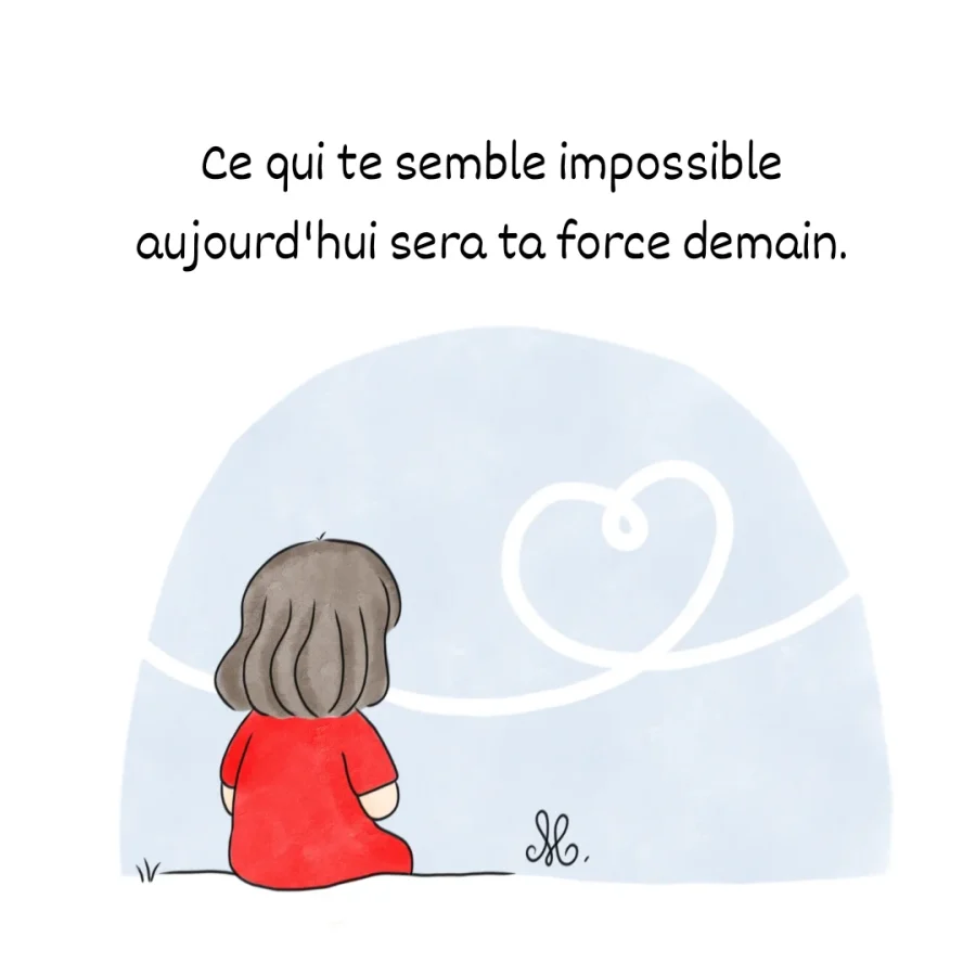 Ce qui semble impossible aujourd’hui sera ta force demain