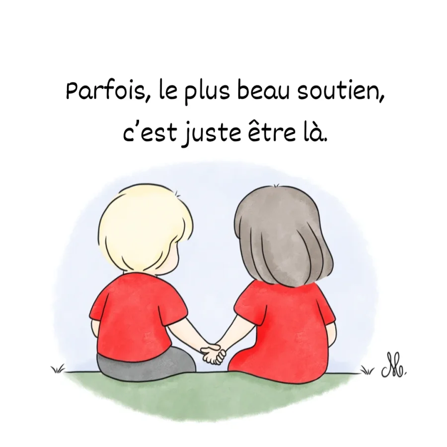 Comment être présent pour quelqu'un